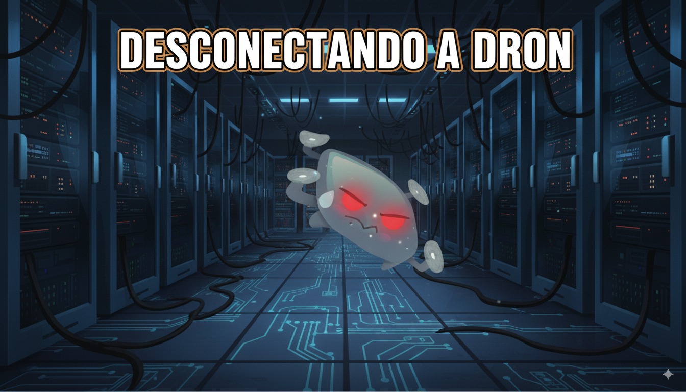 Desconectando a Dron Johnson